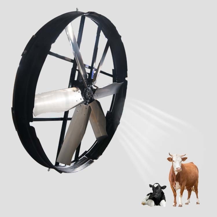 72인치 패널 팬: 2000w/2.7hp, 120000m3/h 공기 흐름 & 183cm/72inch 블레이드 - 최대 환기 잠재력을 방출