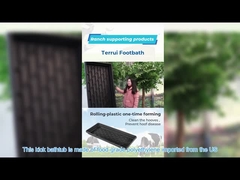 아주 튼튼하 플라스틱 선상저밀도폴리에틸렌 소 발대야 용기 브라운 색