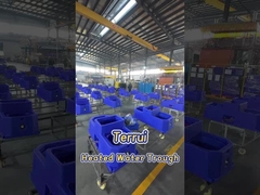 블루 가축 자동 물 공급기 120l / 31gal 분당 흐름 속도와 220V300W 난방 디스크의 3 세트