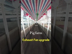 부피 산업 배기가스 팬 72 인치 블레이드 지름 IP55 보호 등급