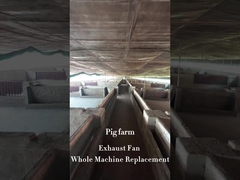 1830mm 블레이드 직경 산업 팬 강도 특징 이중 계층 PE 프레임 재료