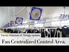 1.1A 전류와 38'/0.96m 블레이드 지름의 강력한 산업 팬