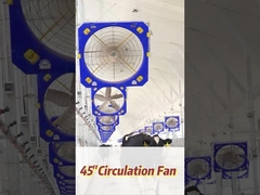 610RPM 회전 속도 40700m3/h 공기 흐름