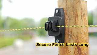 비전도성 플라스틱으로 구성된 이 절연체는 거친 농업 환경에서도 견딜 수 있도록 제작되었습니다.